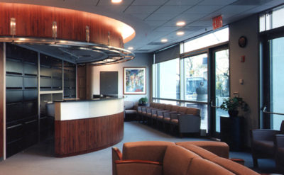 healthcare lobby design by gran kriegel architects in nyc